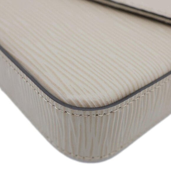 Louis Vuitton  Felicie Pochette Epi Leather Crossbody Bag Beige - Picture 9 of 13